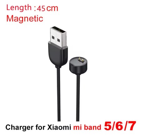 CARGADOR MAGNÉTICO PARA XIAOMI MI BAND 5,6,7 45CM