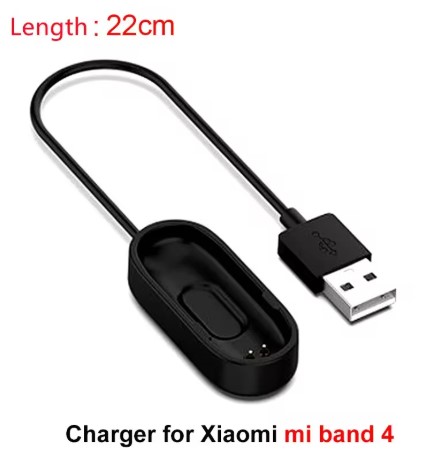 CARGADOR USB PARA XIAOMI MIBAND 4 22CM