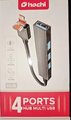 HUB Tipo C y USB 4 puertos