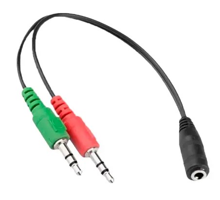 Adaptador de audio 2M-1H