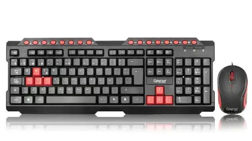 TECLADO + MOUSE CYBERTEL PRINCE USB