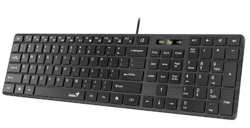 TECLADO GENIUS SMART SLIMSTART 126 USB MULTIMEDIA NEGRO