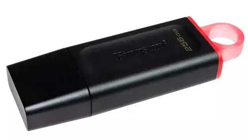 USB KINGSTON 256GB 3.2 EXODIA NEGRO-ROJO
