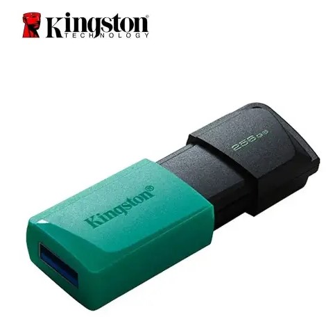 USB KINGSTON 256GB 3.2 EXODIA NEGRO-VERDE