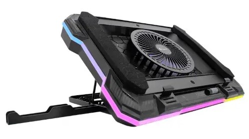 COOLER TEROS TE-7133N RGB PARA LAPTOPS DE 14" HASTA 19"