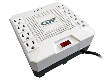 REGULADOR DE VOLTAJE CDP RC-AVR PRO 1808I, 1800VA, 1000W, 220V, 8 TOMACORRIENTES.