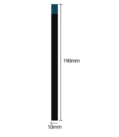 CINTA ADHESIVA DE DOBLE CARA PARA PANTALLA 190MMX10MMX0.5MM