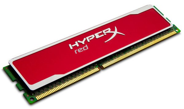 Memoria Kingston Hyperx Roja 4GB, DIMM, DDR3, NON-ECC CL9 PC SEMINUEVO