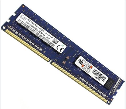 SK Hynix 1x 4GB DDR3-1600 UDIMM PC SEMINUEVO