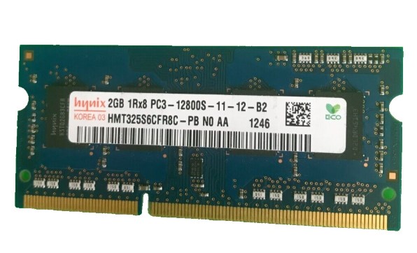 Hynix HMT325S6CFR8C-PB - 2GB (1x2GB) 1600Mhz PC3-12800S LAPTOP SEMINUEVO