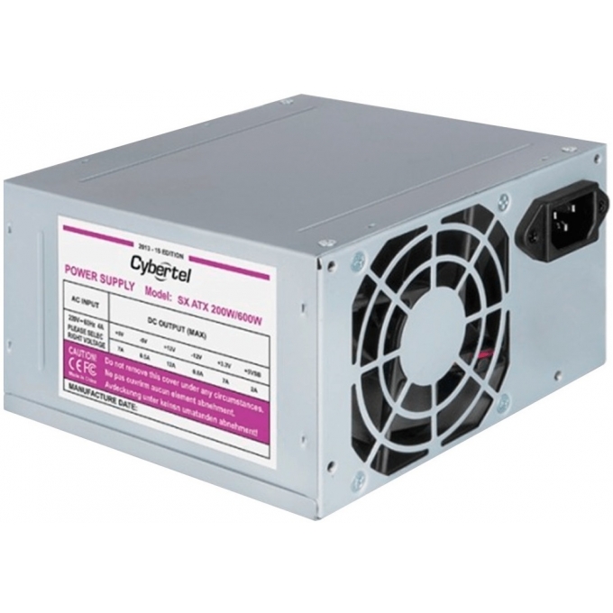 FUENTE PODER CYBERTEL 600W