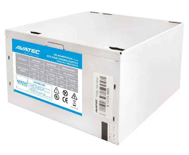 FUENTE PODER AVATEC 600W