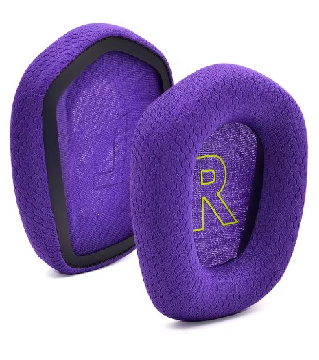 ALMOHADILLAS PARA AUDIFONOS LOGITECH G335/G733 (PAR) PURPURA