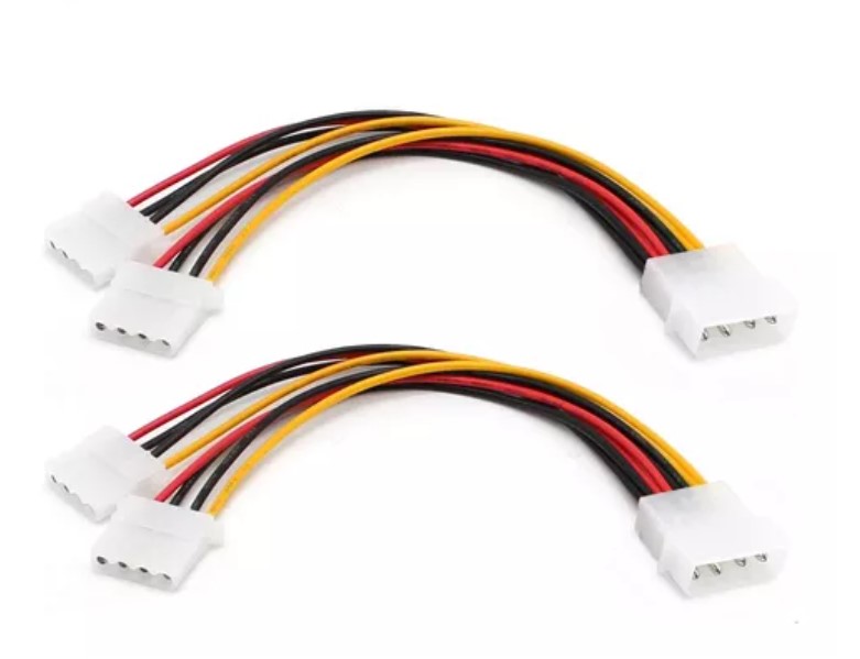 CABLE ADAPTADOR MOLEX IDE 2 A 1 22CM