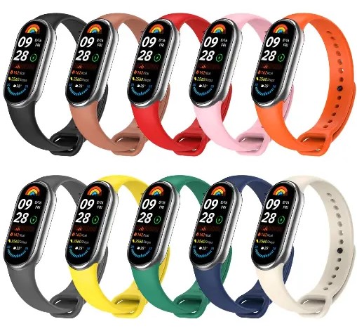 Correa para pulsera mi band 5 con seguro de silicona