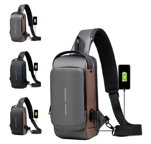 Pechera morral antirrobo con clave